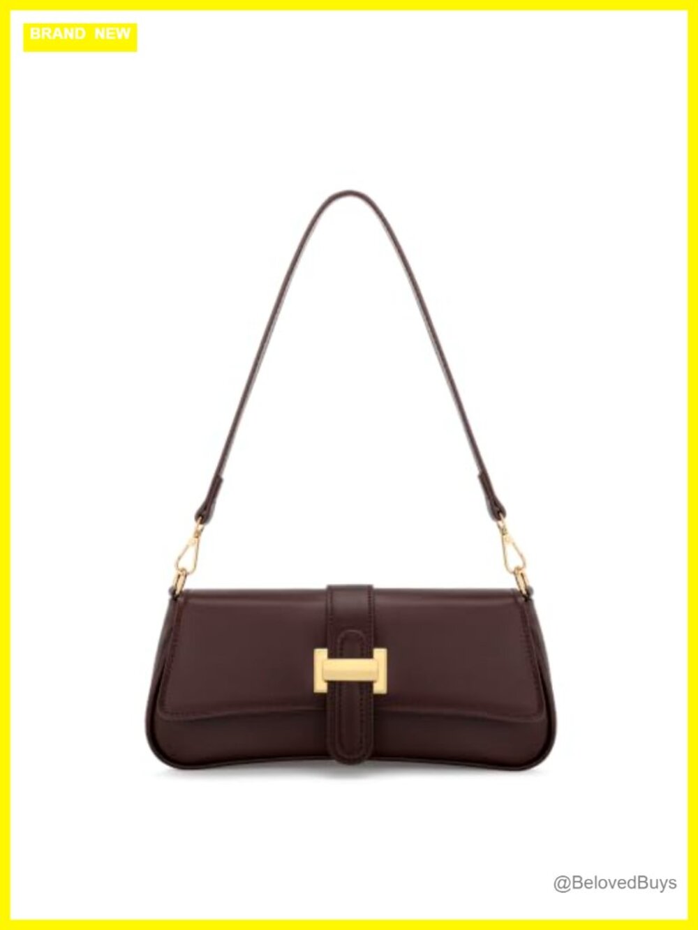 PU leather hobo shoulder bag with chain and leather straps